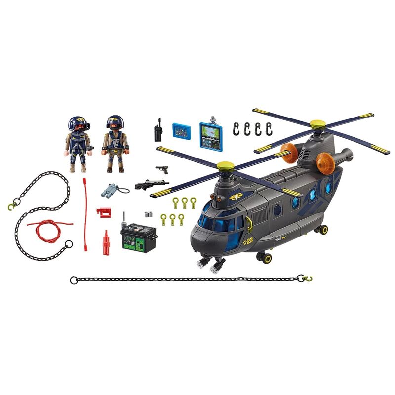 Playmobil Fuerzas Especiales: Helicóptero Banana