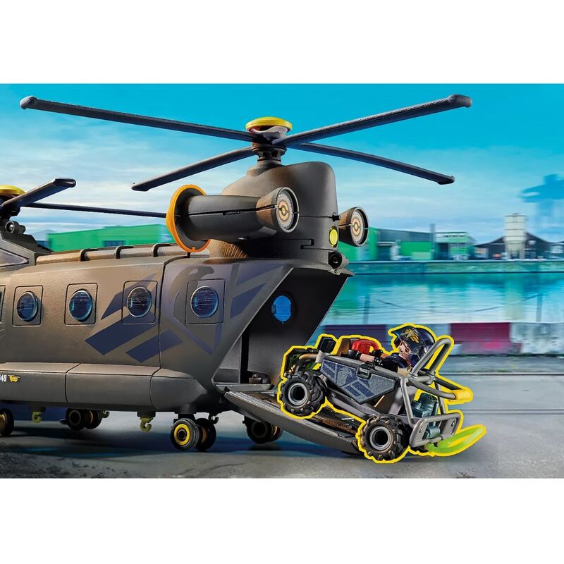 Playmobil Fuerzas Especiales: Helicóptero Banana
