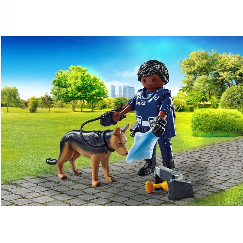 Playmobil Policia con Perro