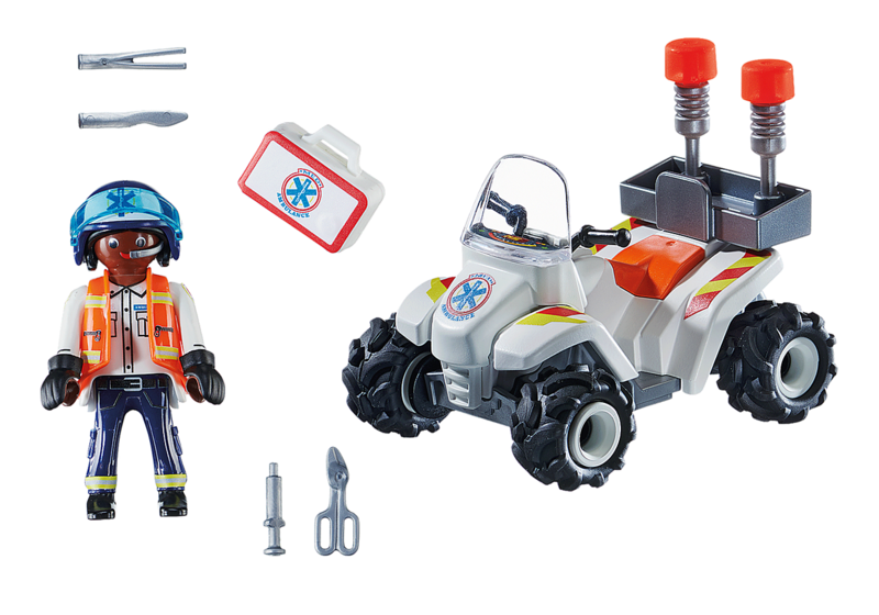 Playmobil - rescate speed quad