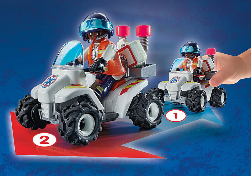 Playmobil - rescate speed quad