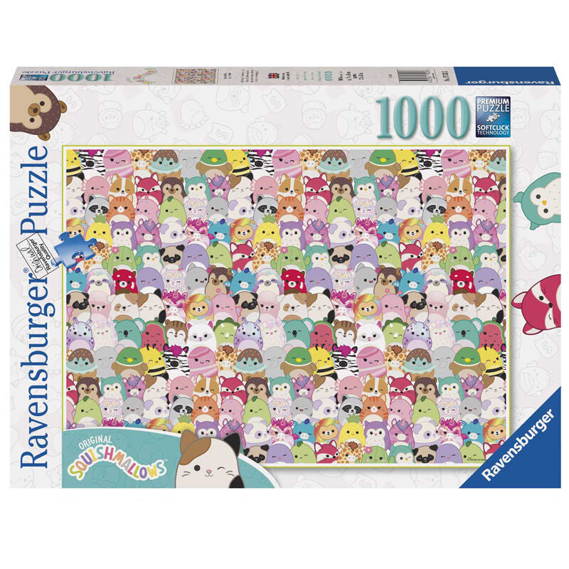 Ravensburger puzle - squishmallows 1000 piezas