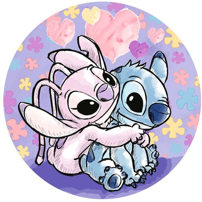 Ravensburger puzle - stitch con póster 500 piezas