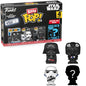 Funko Bitty Pop! Star Wars - Piloto TIE, Stormtrooper, Darth Vader y ?