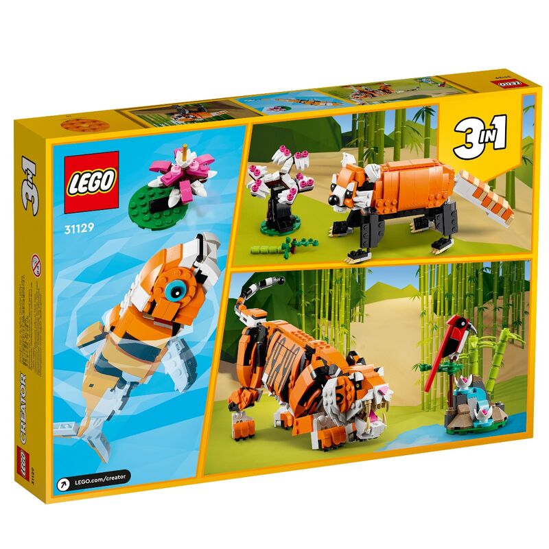 Lego creator 3en1 - tigre majestuoso