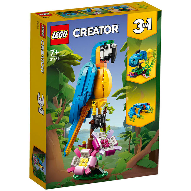 Lego creator 3en1 - loro exótico Hover Image