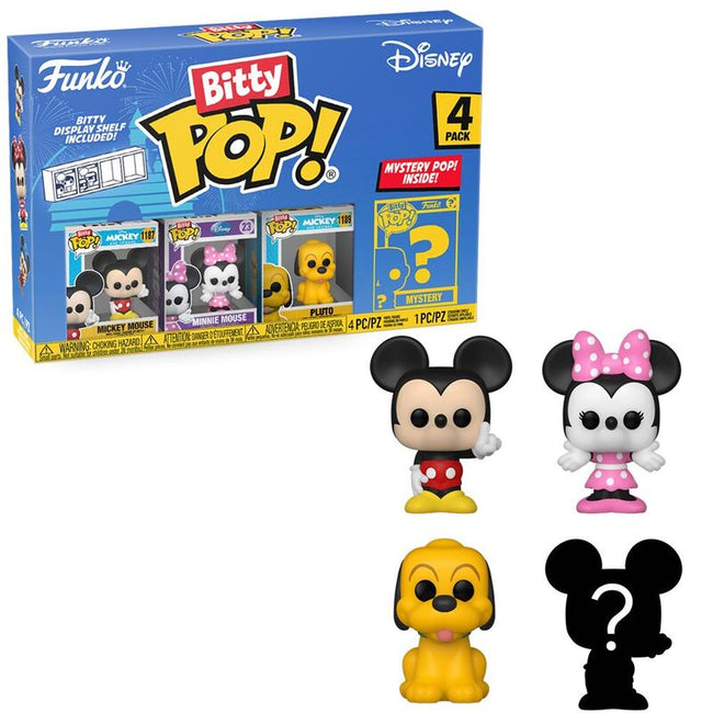 Funko bitty pop! mickey y sus amigos - mickey, minnie, pluto y ? Hover Image