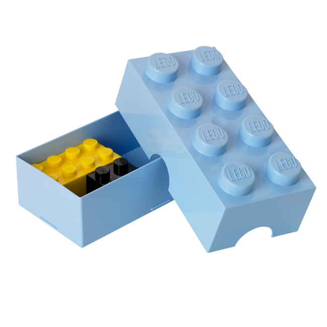 Caja de almuerzo - brick de ocho encajes azul Main Image