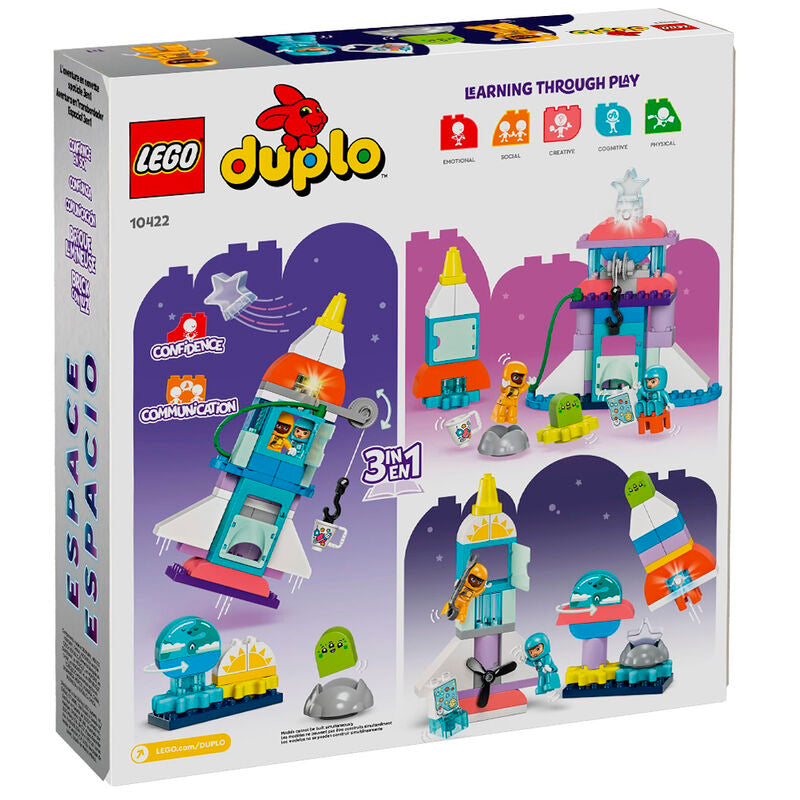 Lego duplo - aventura en la lanzadera espacial 3en1
