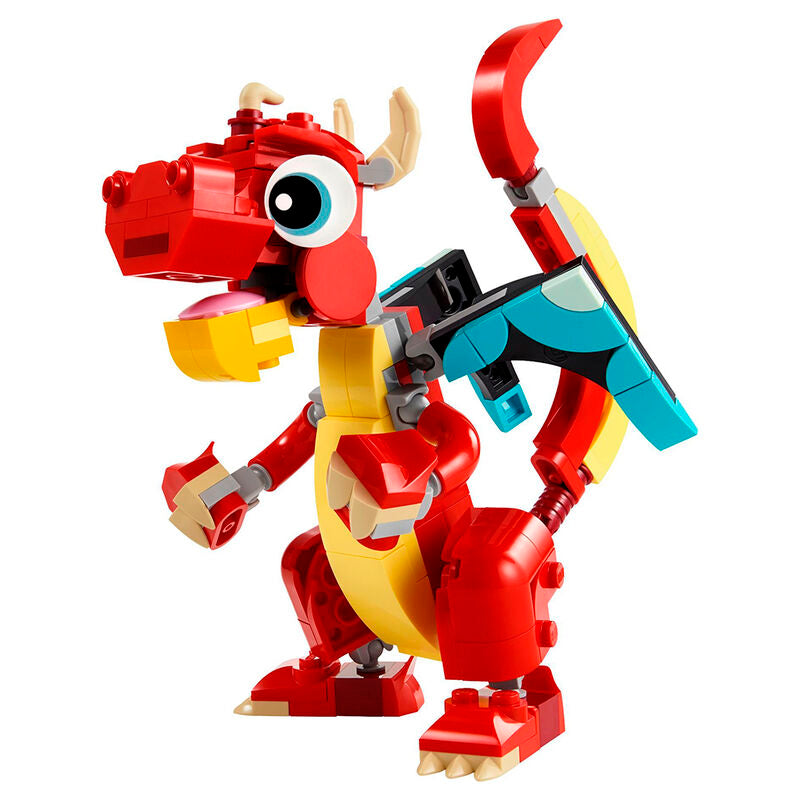 Lego creator 3en1 - dragón rojo