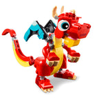 Lego creator 3en1 - dragón rojo
