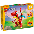 Lego creator 3en1 - dragón rojo