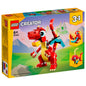 Lego creator 3en1 - dragón rojo
