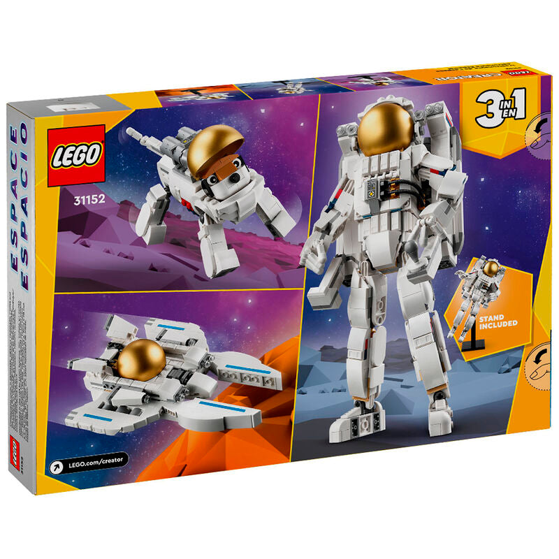 Lego creator 3en1 - astronauta espacial