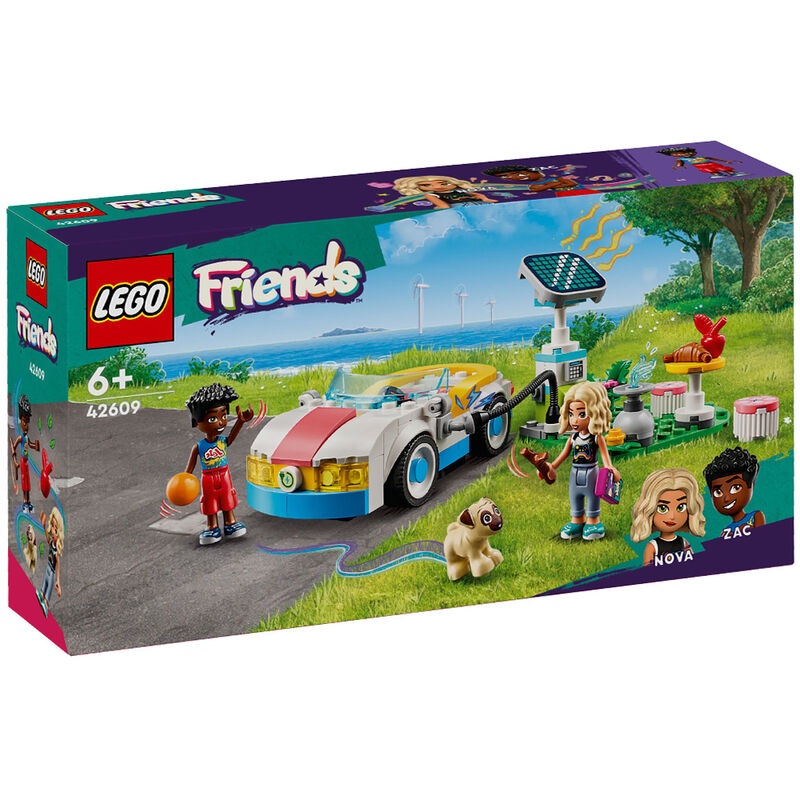 Lego friends - coche eléctrico y cargador