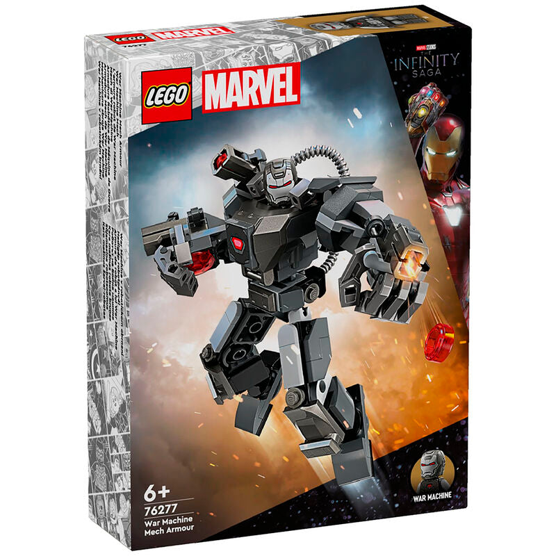 Lego marvel - armadura robótica de máquina de guerra