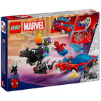 Lego Marvel - Coche de carreras de Spider-Man y Duende Verde Venomizado