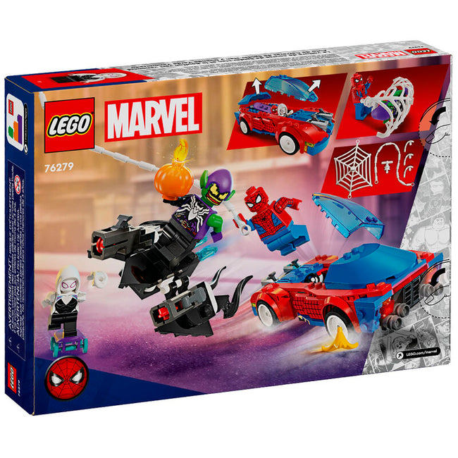 Lego Marvel - Coche de carreras de Spider-Man y Duende Verde Venomizado Main Image