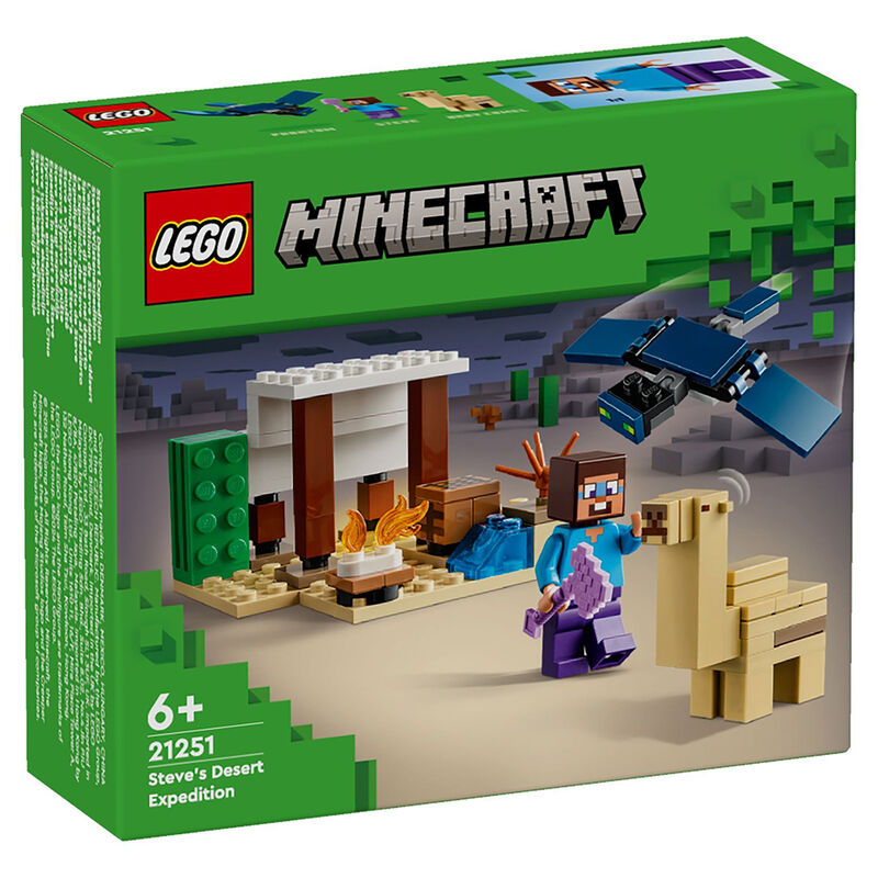 Lego minecraft - la expedición de steve al desierto
