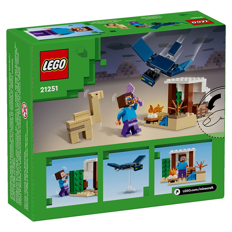 Lego minecraft - la expedición de steve al desierto