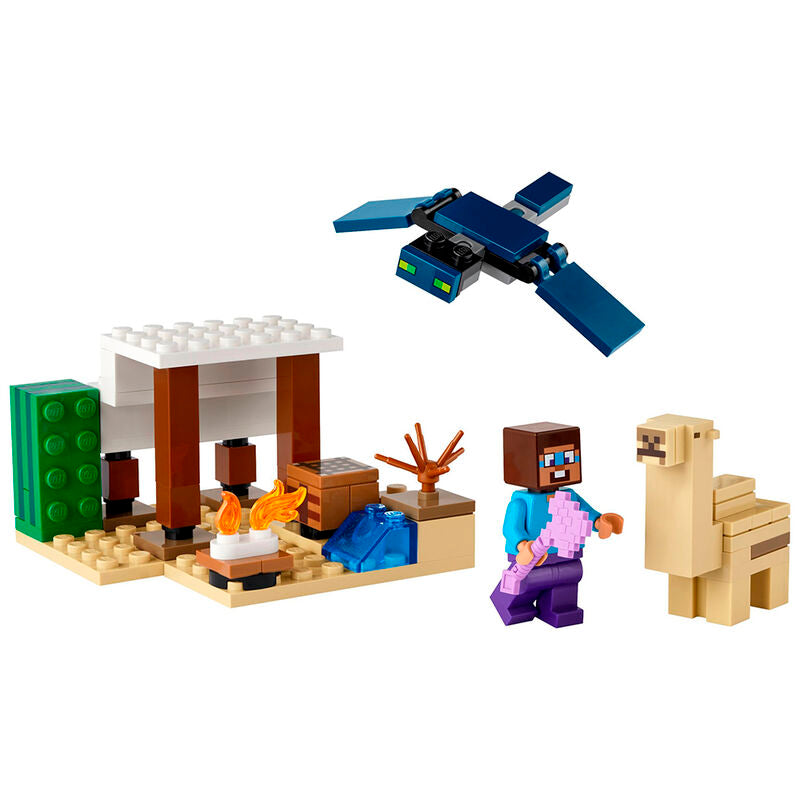 Lego minecraft - la expedición de steve al desierto