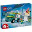 Lego City - Ambulancia de emergencias y Chico con Snowboard