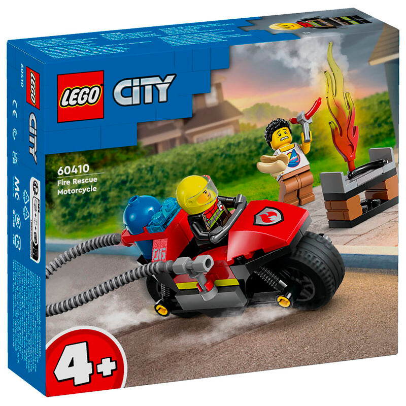 Lego City - Moto de Rescate de Bomberos