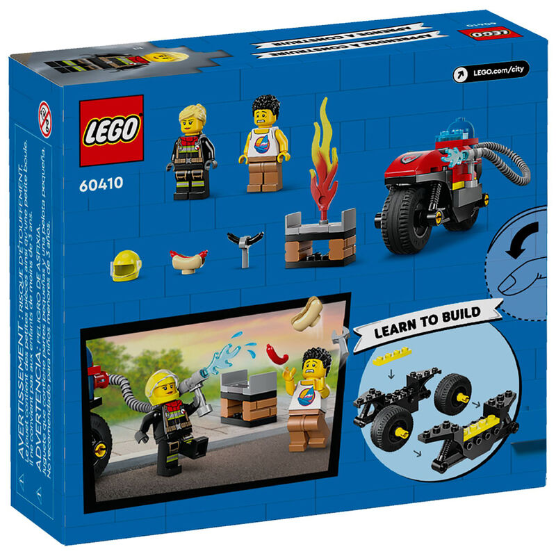 Lego City - Moto de Rescate de Bomberos