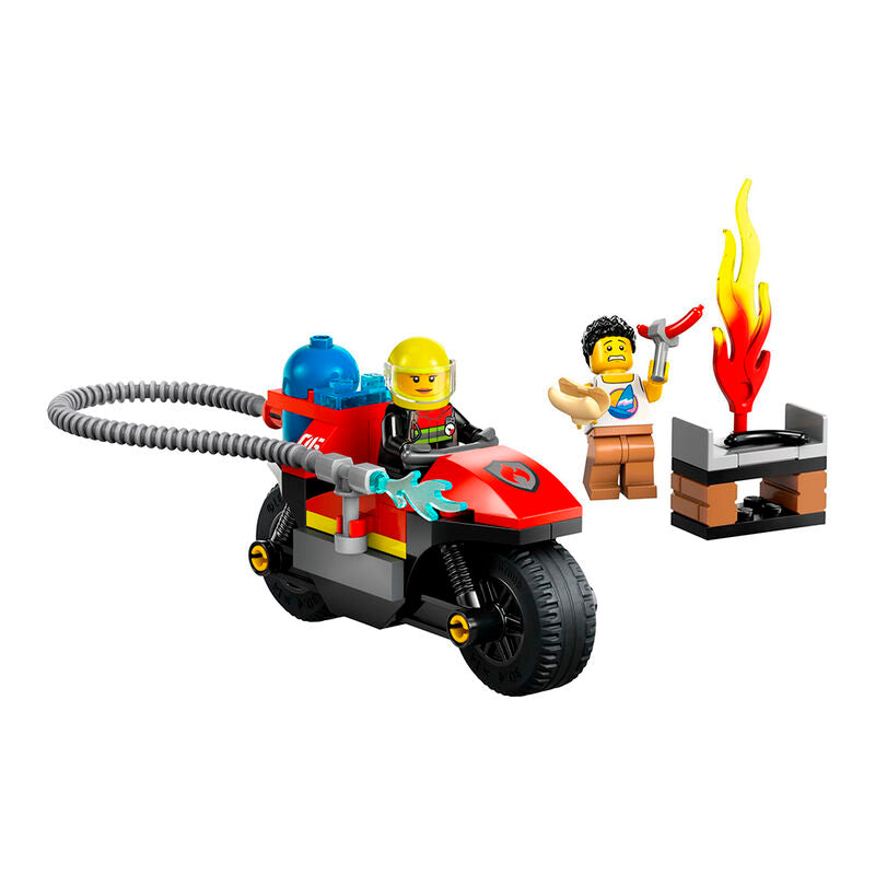 Lego City - Moto de Rescate de Bomberos