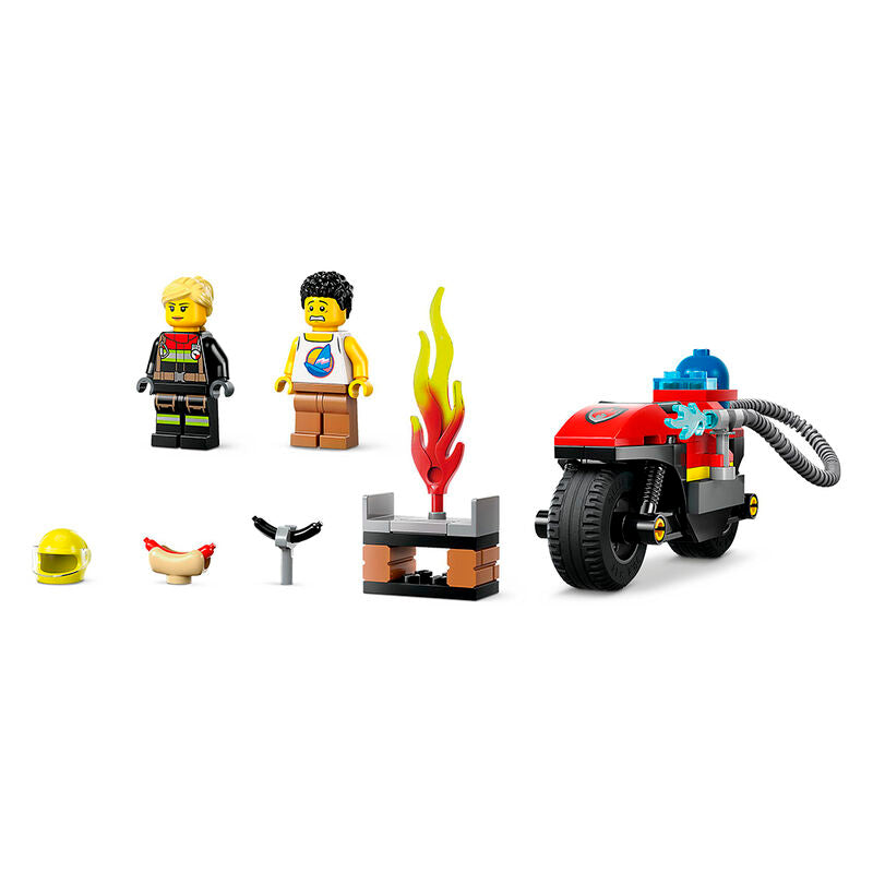 Lego City - Moto de Rescate de Bomberos