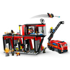 Lego city - parque de bomberos con camión de bomberos