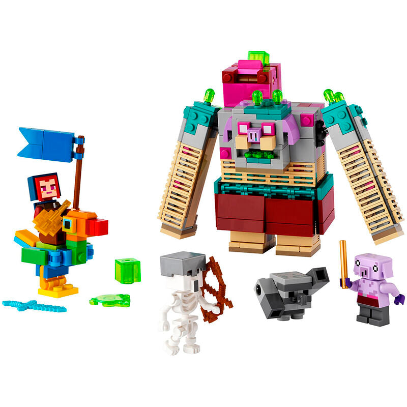 Lego minecraft - el duelo contra el devorador