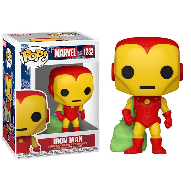Funko Pop! Marvel Holiday - Iron Man con Saco