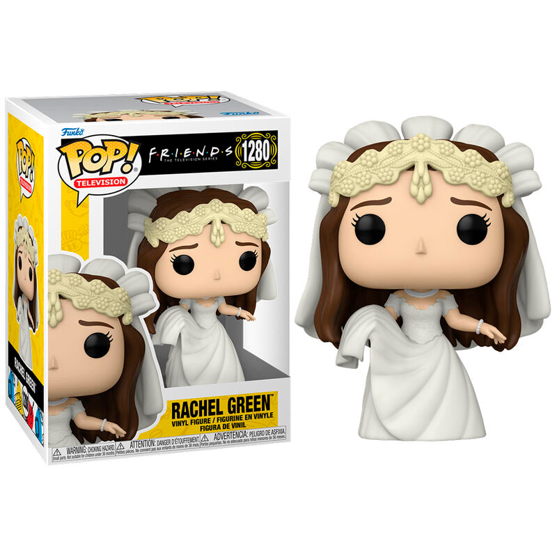 Funko pop! friends - rachel con vestido de novia (unidad única - no admite devolución, ver fotos reales del producto)