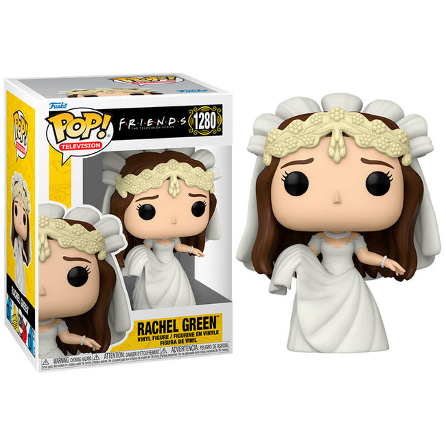 Funko pop! friends - rachel con vestido de novia (unidad única - no admite devolución, ver fotos reales del producto) Hover Image
