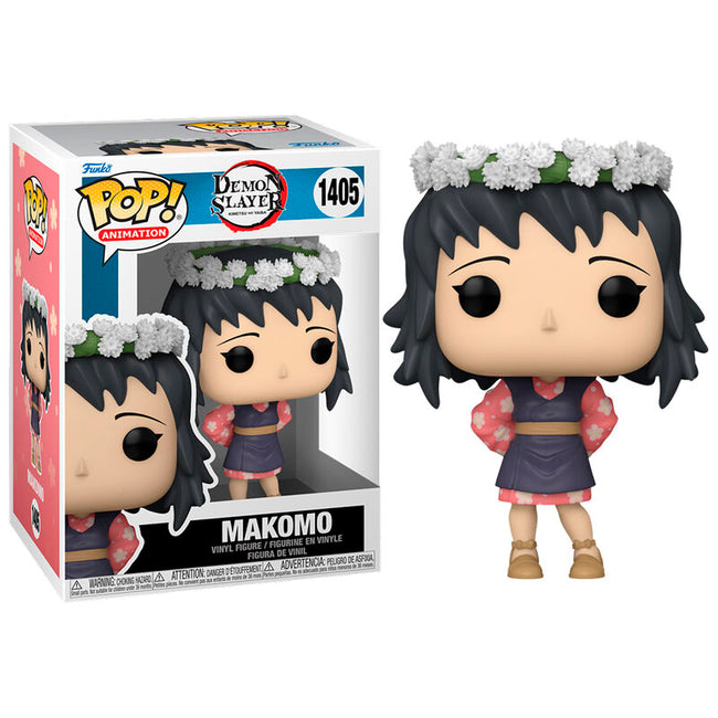Funko pop! demon slayer - makomo con corona de flores Hover Image