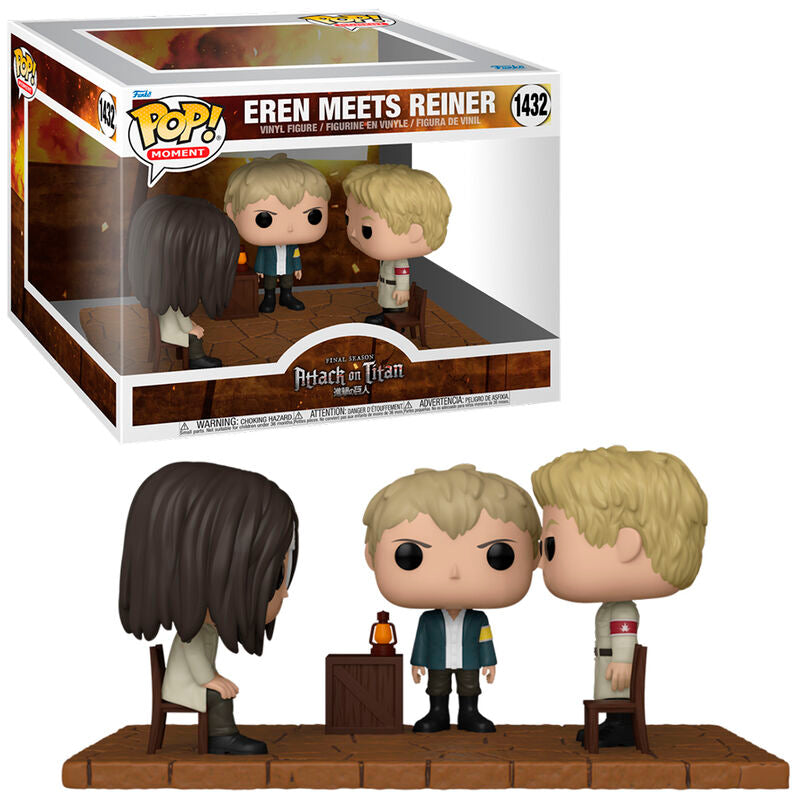 Funko Pop! Moment: Ataque a los Titanes - Eren conoce a Reiner
