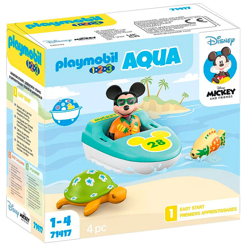 Playmobil 1.2.3 & disney - viaje en bote con mickey