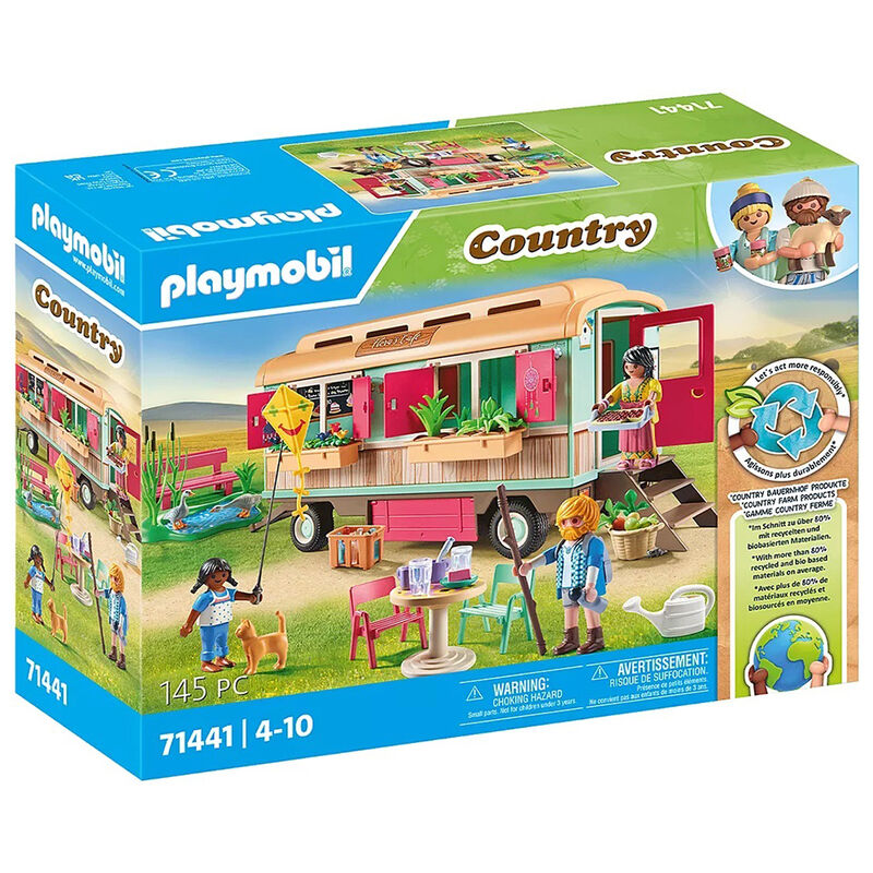 Playmobil - café tren con huerto
