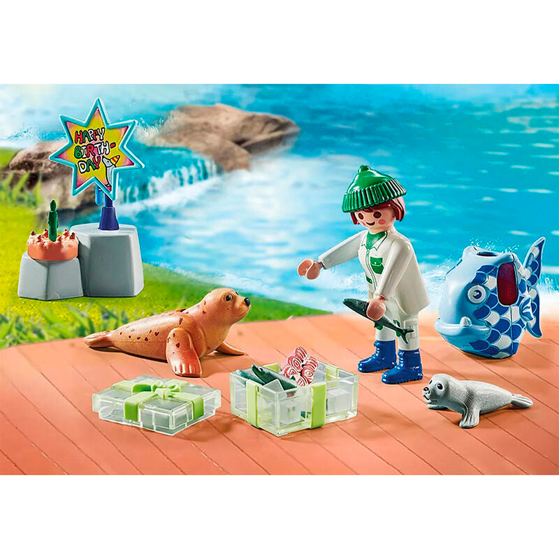 Playmobil - cuidador con animales
