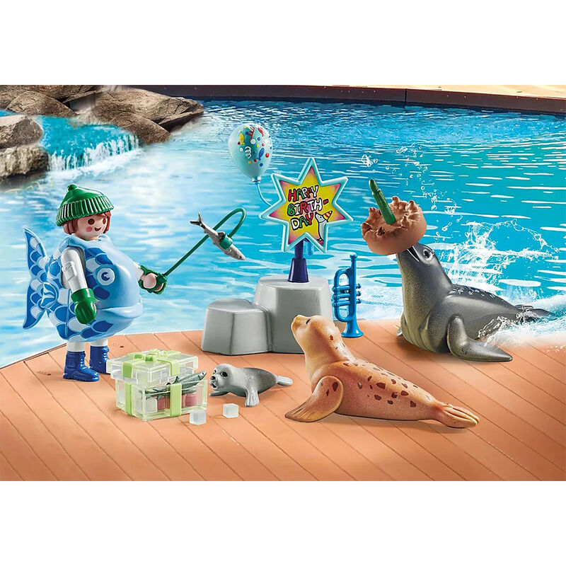 Playmobil - cuidador con animales