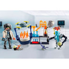 Playmobil - investigadores con robots