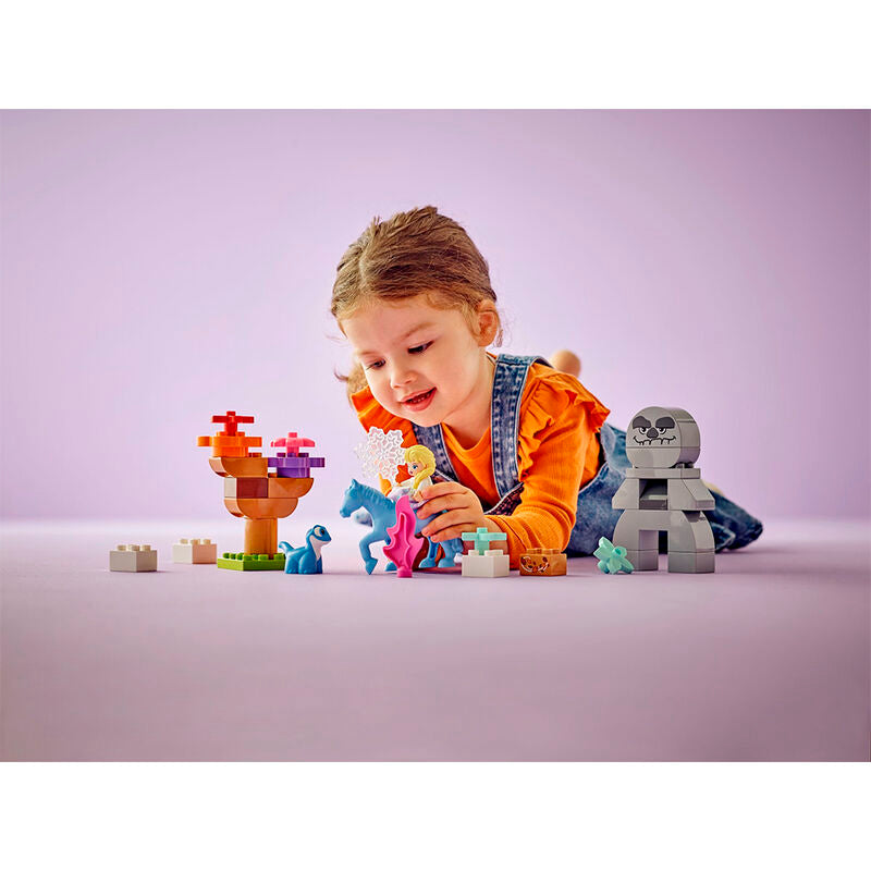 Lego duplo disney - elsa y bruni en el bosque encantado