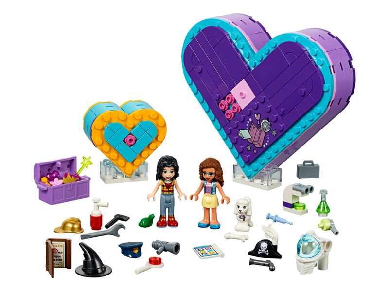 Le41359 pack de la amistad: caja corazón lego friends