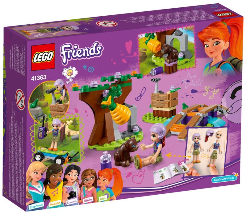 Le41363 aventura en el bosque de mia lego friends