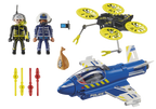 Playmobil Policía Avión: persecución dron