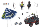 Playmobil Policía Paracaídas: persecución del vehículo anfibio
