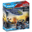 Playmobil Policía Paracaídas: persecución del vehículo anfibio