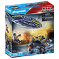 Playmobil Policía Paracaídas: persecución del vehículo anfibio