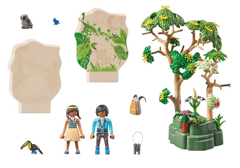 Playmobil wiltopia - luz nocturna de selva tropical